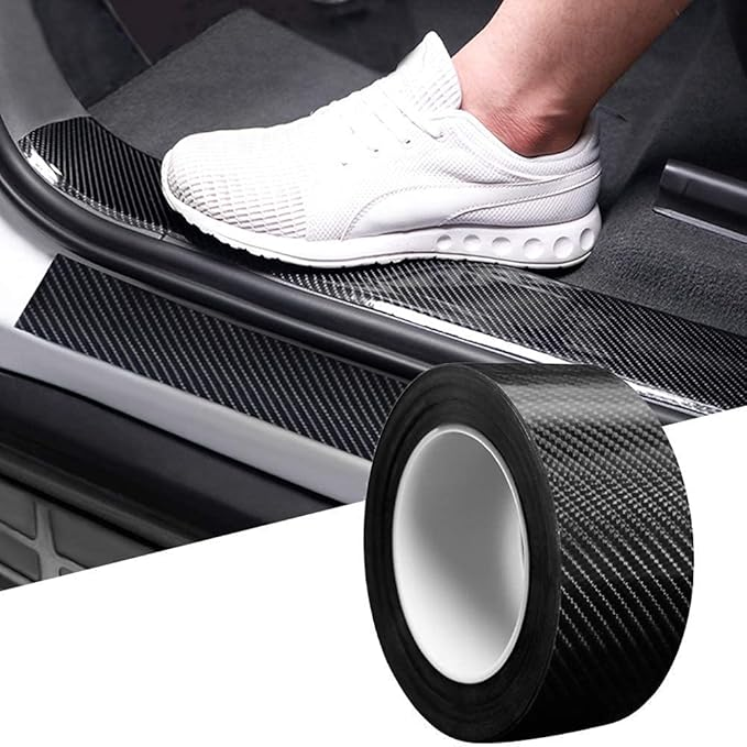 Car Sticker Carbon Fiber Rubber